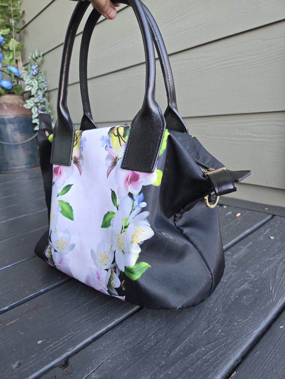 Ted Baker Floral Weekender Bag - Picture 9 of 14